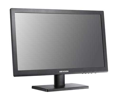 Монитор Hikvision 18.5" 1366768, HDMI/VGA input, view angle:90°/65°, plastic casing, ERP level A,VESA, base bracket included