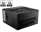 Блок питания MSI MPG A850G PCIE5, 850W, Active PFC, 80+ GOLD, Full Modular, MPG A850G PCIE5