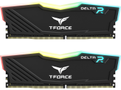 Оперативная память 16GB Kit (2x8GB) 3200MHz DDR4 Team Group DELTA RGB TF3D416G3200HC16FDC01 Black