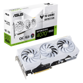 Видеокарта ASUS GeForce RTX4070Ti SUPER OC GDDR6X 16GB 2xHDMI 3xDP TUF-RTX4070TIS-O16G-WHITE-GAMING