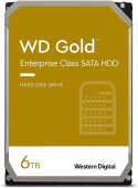 Жесткий диск повышенной надежности HDD  6Tb Western Digital GOLD WD6003FRYZ SATA3 3,5" 7200rpm 256Mb