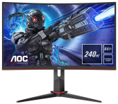 Монитор Игровой 27" AOC C27G2ZU/BK VA Curved 240Гц 0.5мс 300кд/м2 3000:1 80M:1 2xHDMI DP 2x2W Черный