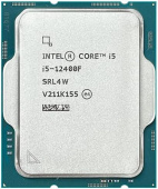 CPU Intel Core i5-12400F 2.5/4.4GHz (4.4GHz) 6/12 Alder Lake 65W FCLGA1700 OEM