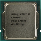 CPU Intel Core i5-11500 2,7GHz (4,6GHz) 12Mb 6/12 Rocket Lake Intel® UHD 750 65W FCLGA1200 Tray