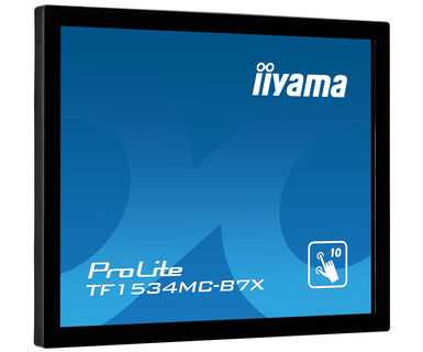 Монитор LCD 15' 1024x768 TN TOUCH, 250cd/m2 H170°/V160° VGA, DVI, HDMI Speakers,Black