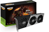 Видеокарта Inno3D GeForce RTX4070 X3 OC, 12G GDDR6X 192-bit HDMI 3xDP N40703-126XX-185252L