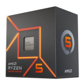 Процессор AMD Ryzen 5 7600 3,8Гц (5,1ГГц Turbo) AM5 7nm 6/12 6Mb L3 32Mb 65W 100-100001015BOX