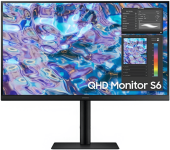 Монитор 27" SAMSUNG LS27B610EQIXCI IPS 2560x1440 75Hz 5мс 300 кд/м2 2xHDMI 1xDP Черный