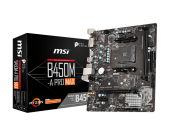 Материнская плата MSI B450M-A PRO MAX AM4 B450 2xDDR4 4xSATA3 1xM.2 DVI HDMI mATX