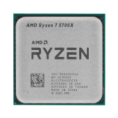 Процессор AMD Ryzen 7 5700X 3,4Гц (4,6ГГц Turbo) 8/16  4MB L2 32MB L3 65W AM4 OEM 100-000000926