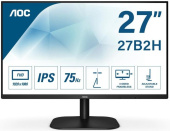 Монитор 27" AOC 27B2H/EU/01 IPS 1920x1080 75Hz 4ms 250 cd/m2 1000:1 HDMI VGA 178/178  Черный