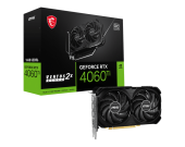 Видеокарта MSI GeForce RTX 4060TI VENTUS 2X BLACK 16G OC, 16G GDDR6 128-bit HDMI 3xDP