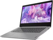 Ноутбук Lenovo 81W000PQRK IdeaPad 3 14ADA05 14" FHD(1920x1080) IPS/AMD Athlon 3050U 2,3Ghz Dual/8GB/128GB/Integrated/Wi-Fi/BT5.0/0.3M Camera/DOS/1Y/Platinum Grey