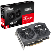 Видеокарта ASUS AMD Radeon RX 7600 8GB GDDR6 128-bit HDMI 3xDP HDCP DUAL-RX7600-O8G-V2