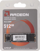 Твердотельный накопитель  512GB SSD AMD RADEON R5 M.2 2280 SATA3 R550Mb/s, W478MB/s R5M512G8