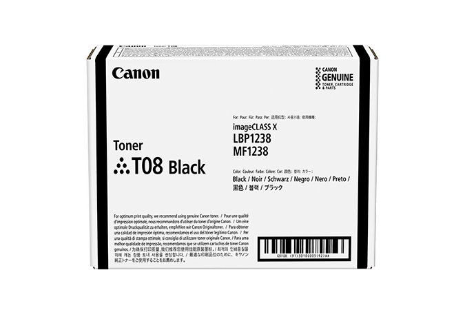 Тонер-картридж T08 (черный) для Canon i-S X 1238i 11000 стр.
