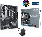 Материнская плата ASUS PRIME H610M-A WIFI D4, LGA1700 2xDDR4 4xSATA3 2xM.2 D-Sub HDMI DP mATX