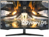 Монитор жидкокристаллический Samsung LS32AG552EIXCI 32" Odyssey G5 16:9 2560x1440 165Hz VA, изогнутый, 300cd/m2, 1ms, DP, HDMI