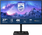 Монитор 27" PHILIPS 279C9 (00/01) IPS 3840x2160 60Hz 5мс 400кдм 1300:1 HDMI DP USB-C Черный