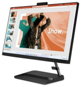 Моноблок Lenovo F0GH0183RK IdeaCentre AIO 3 24IAP7 23,8'' FHD (1920 x 1080) IPS/Intel Core i3-1215U 1,2GHz (6Cores)/8GB/512GB/Integrated/Wi-Fi 6/BT5.1/720P HD Camera/USB mouse+keyboard/DOS/1Y/Black