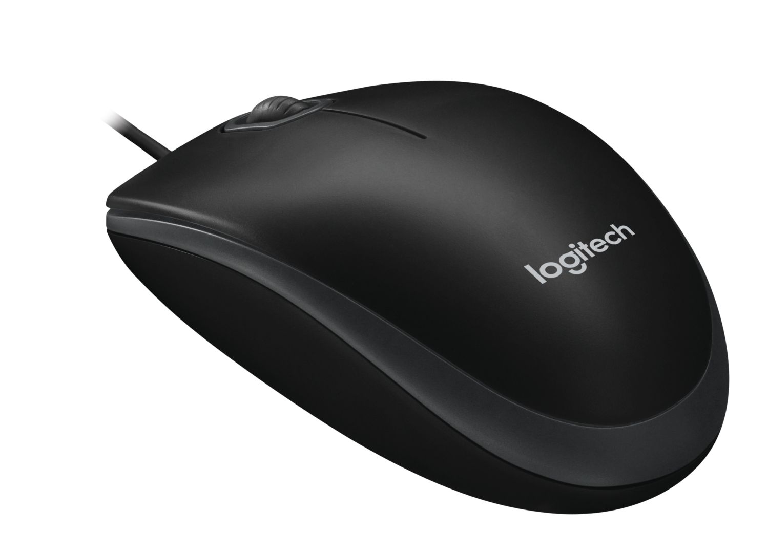 Мышь Logitech B100 Black (черная, оптическая 800dpi, USB, 1.8м) (арт. 910-003357, M/N: M-U0026)