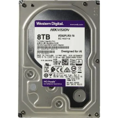 Накопитель на жестком магнитном диске WD Purple™ WD82PURX-78  8ТБ 3,5"(SATA-III) для видеонаблюдения Hikvision