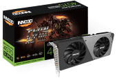 Видеокарта Inno3D GeForce RTX4070 SUPER Twin X2 OC, 12G GDDR6X HDMI 3xDP N407S2-126XX-186162N