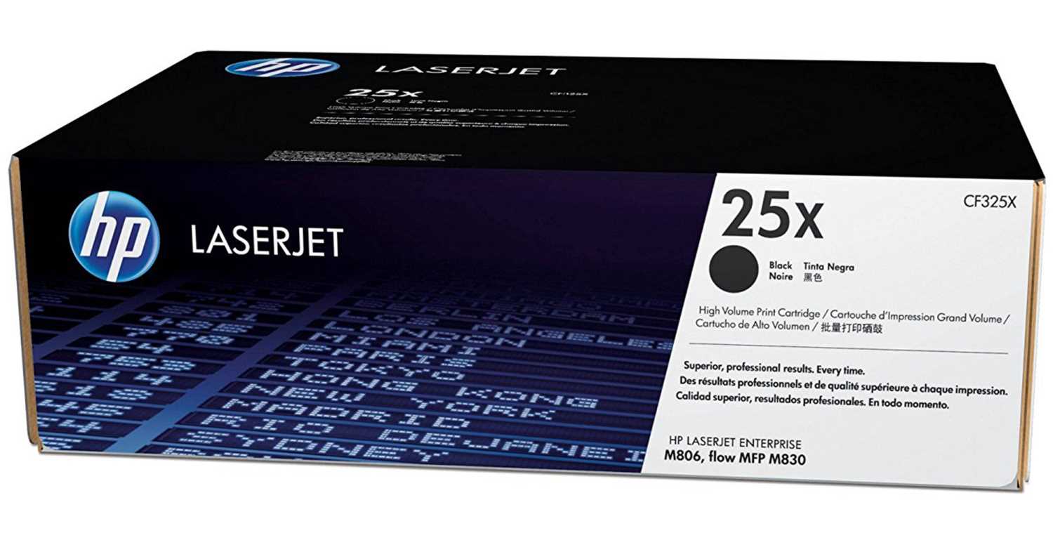 Картридж HP 25X Black LaserJet Toner Cartridge для HP LaserJet M806/ 830