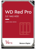 Жесткий диск для NAS систем HDD 14Tb Western Digital Red PRO SATA3 3,5" 7200rpm 512Mb WD142KFGX