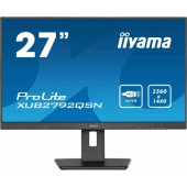 Монитор LCD 27'' 16:9 2560х1440(WQHD) IPS, nonGLARE, 350cd/m2, H178°/V178°, 1000:1, 80M:1, 1,07 миллиардов цветов, 4ms, VGA, HDMI, DP, USB-Hub, Height adj, Pivot, Tilt, Swivel, Speakers, 3Y, Black