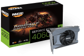 Видеокарта Inno3D GeForce RTX4060 COMPACT, 8G GDDR6 HDMI 3xDP N40601-08D6-173050N