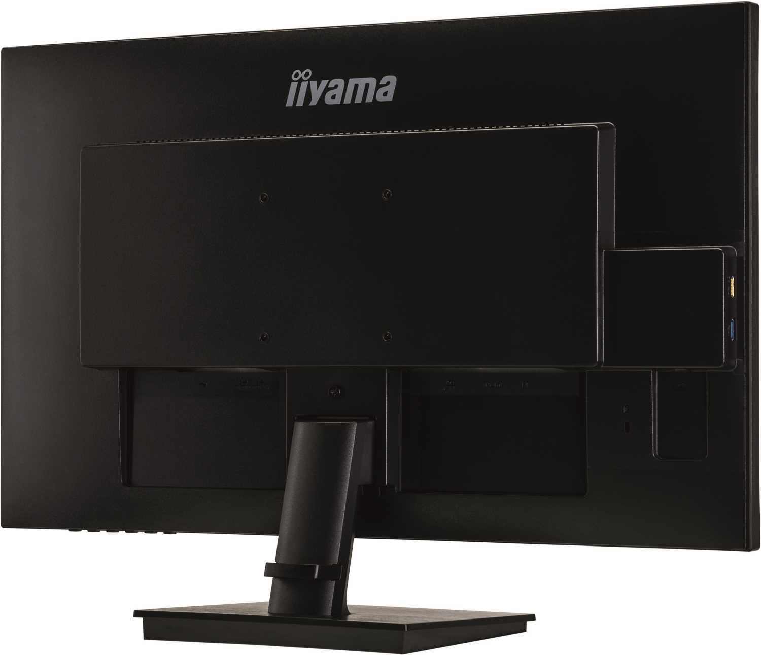 Монитор жидкокристаллический Iiyama Монитор LCD 27'' 16:9 3840x2160(UHD 4K) IPS, nonGLARE, 300cd/m2, H178°/V178°, 1000:1, 80M:1, 1.07B, 4ms, VGA, DVI, HDMI, DP, USB-Hub, Tilt, Speakers, 3Y, Black