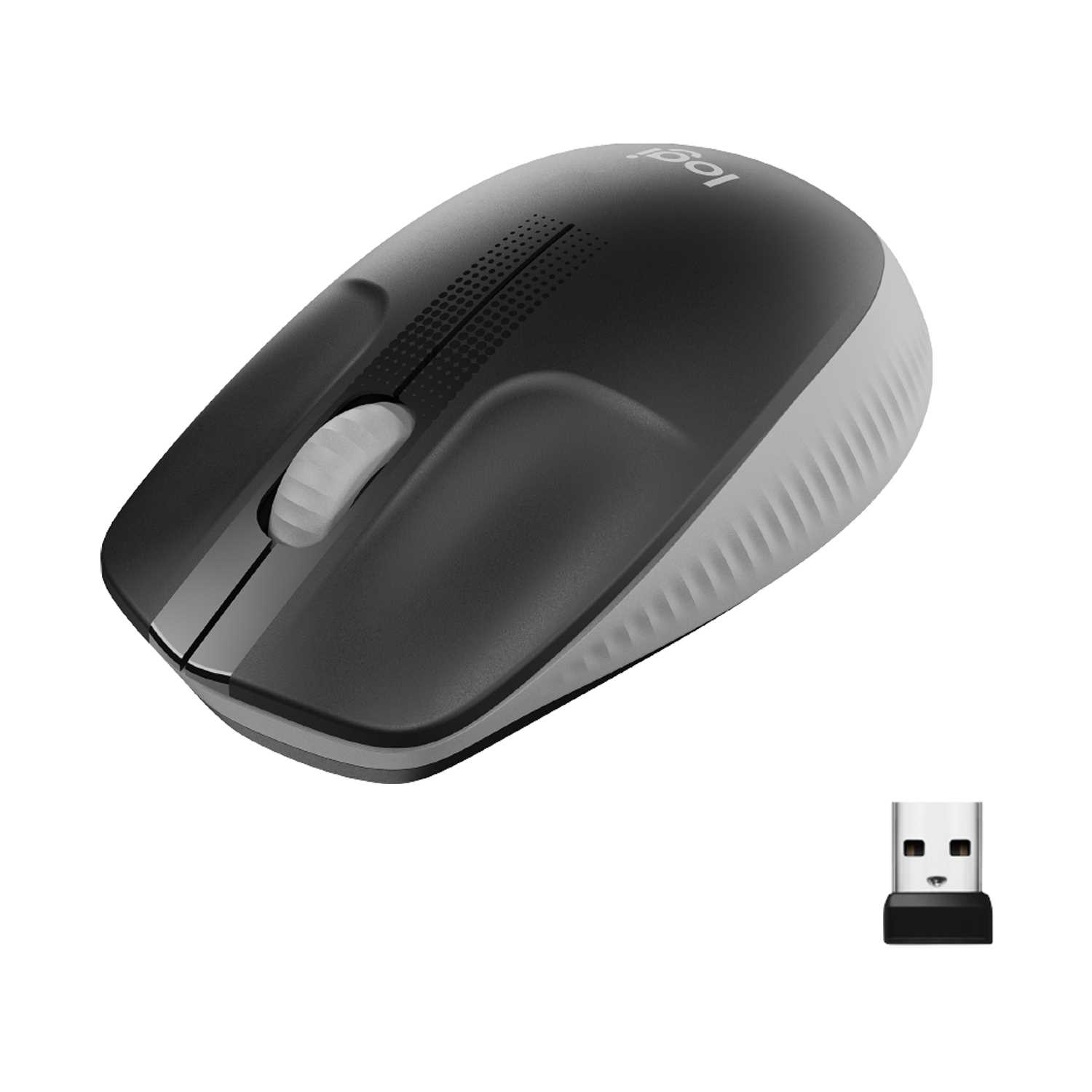 Мышь беспроводная полноразмерная Logitech M190 Mid Grey (M/N: MR0087 / CU0019)