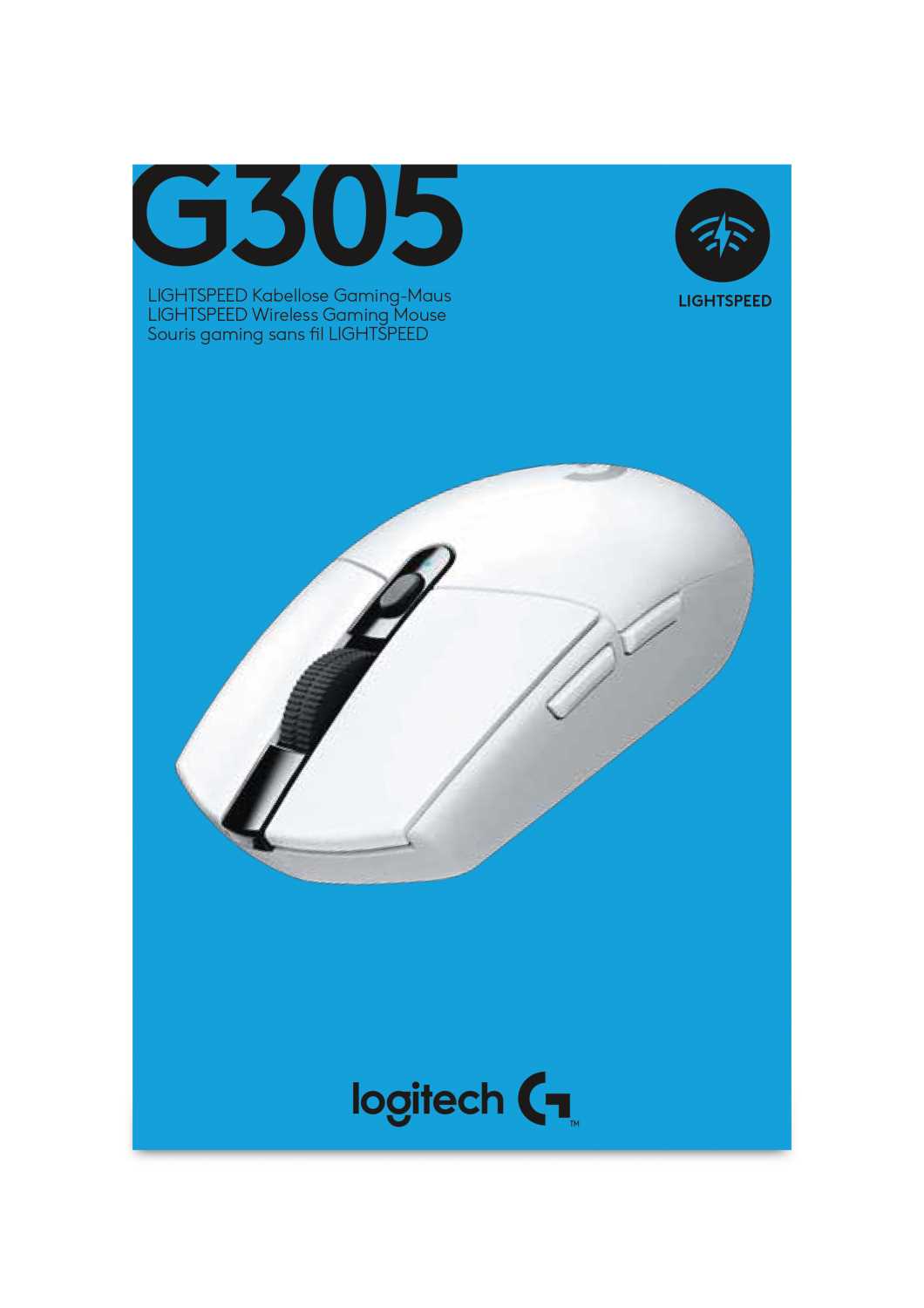 Мышь игровая беспроводная Logitech G305 LIGHTSPEED, White (белая) (M/N: M-R0071 / C-U0008)