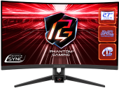 Монитор 27" ASRock PG27F15RS1A VA 1920x1080@240Hz 1мс 300cd/m2 3000:1 Curved 2xHDMI DP Black