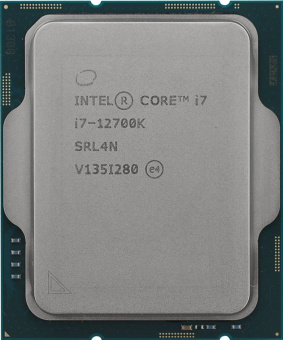 CPU Intel Core i7-12700K 2.7/3.6GHz (3.8/5.0GHz) 12/20 Alder Lake Intel® UHD 770 125W FCLGA1700 OEM CPU Intel Core i7-12700K Base 2,7GHz(EC), Performance 3,6GHz(PC), Turbo 3,8GHz, Max Turbo 5,0GHz, Cache 25Mb, 12/20 Adler Lake Intel® UHD 770, Base TDP 125W, Turbo TDP 190W, FCLGA1700 w/o cooler, OEM (CM8071504553828)