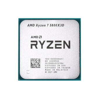 Процессор (CPU) AMD Ryzen 7 5800X3D 105W AM4 Процессор, AMD, AM4 Ryzen 7 5800X3D, oem, 4M L2 + 96M L3, 3.4 GHz, 8/16 Core, 105 Вт, без встроенного видео