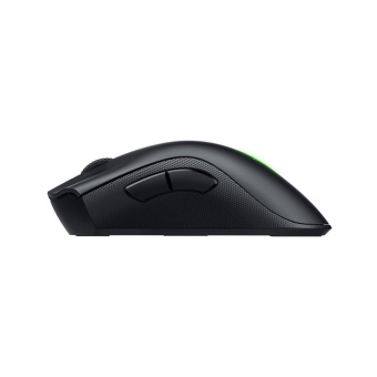 Компьютерная мышь Razer DeathAdder V2 Pro Компьютерная мышь, Razer ,DeathAdder V2 Pro, RZ01-03350100-R3G1, Игровая, Оптическая, до 20 000dpi, 8 кнопок, Razer Chroma™ RGB подсветка с реальными 16,8 млн настраиваемыми цветами, беспроводная, USB, 82 г Чёрная