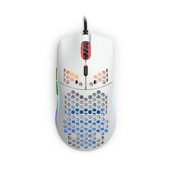 Компьютерная мышь Glorious Model O- White (GOM-WHITE) Компьютерная мышь, Glorious, Model O-, GOM-WHITE, Игровая, Оптическая, Проводная, Pixart PMW-3360 Sensor, 12000 DPI, 250+ IPS, 50G, 1000 Hz, RGB, 6 кнопок, Длина провода 2м, Матовый белый