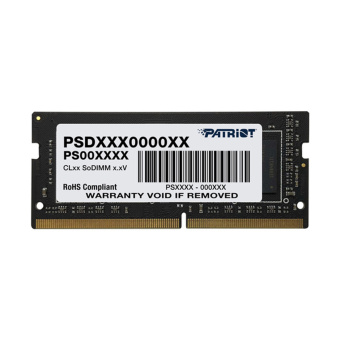 Модуль памяти для ноутбука Patriot SL PSD48G320081S DDR4 8GB Модуль памяти для ноутбука, Patriot, SL PSD48G320081S DDR4, 8GB, SO-DIMM <PC4-25600/3200MHz>
