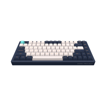 Клавиатура Dark Project KD83A Navy Blue Клавиатура, Dark Project, KD83A Navy Blue, DPP83_GSH_NAVY_ANSI_UA, TKL, Switch G3MS Sapphire, Игровая, Механическая, Подсветка RGB, Раскладка ENG/RU/UA, Синий