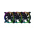 Кулер для компьютерного корпуса Razer Kunai Chroma 120MM 3 Fan Кулер для компьютерного корпуса, Razer, Kunai Chroma 120MM aRGB LED PWM Performance Fan - 3 Fan, RC21-01810100-R3M1, Вентилятор 120мм, время работы 60 000 часов, Подсветка ARGB, 182 гр, Габариты 120х120х25мм, Черный