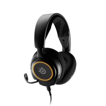 Гарнитура Steelseries Arctis Nova 3 Гарнитура, Steelseries, Arctis Nova 3, 61631, Игровая гарнитура, Микрофон выдвижной гибкий, Динамики 40 мм, 36 Ом, 20–22 000 Гц, 3.5 Mini Jack, Чёрный