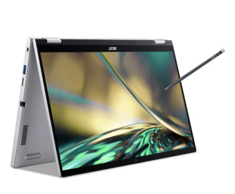 Ноутбук Acer Spin 3 SP314-55N (NX.K0QER.002) Ноутбук Acer/Spin 3 SP314-55N/Core i5/1235U/1,3 GHz/8 Gb/PCIe NVMe SSD/512 Gb/No ODD/Graphics/Iris xe/256 Mb/14 ''/1920x1080/Windows 11/Home/64/Сереб