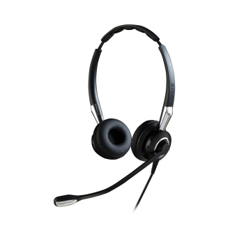 Гарнитура Jabra BIZ 2400 II Duo QD Гарнитура, Jabra, 2409-820-204, Jabra BIZ 2400 II Duo QD, Проводная, Шумоподавление, два динамика, накладные, Искусственная кожа