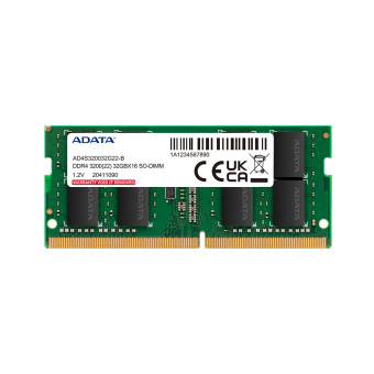 Модуль памяти для ноутбука ADATA AD4S320016G22-SGN DDR4 16GB Модуль памяти для ноутбука, ADATA, AD4S320016G22-SGN, DDR4, 16GB, SO-DIMM <PC25600/3200MHz>