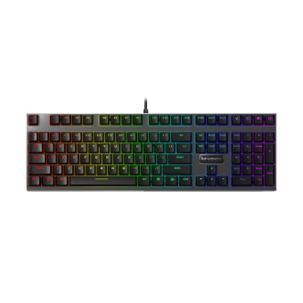 Клавиатура Rapoo V700RGB Клавиатура, Rapoo, V700RGB, Игровая, USB, Кол-во стандартных клавиш 104, Длина кабеля 1,8 метра, RGB, Анг/Рус, Чёрный