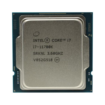 Процессор (CPU) Intel Core i7 Processor 11700K 1200 Процессор, Intel, i7-11700K LGA1200, оем, 16M, 3.60 GHz, 8/16 Core Rocket Lake, 125 Вт, HD750