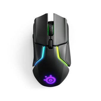 Компьютерная мышь Steelseries Rival 650 Wireless Компьютерная мышь, Steelseries, Rival 650 Wireless, 62456 Игровая, Оптическая 12000dpi (сенсор TrueMove 3+), 7 кнопок, Беспроводная, Подсветка RGB, Чёрная