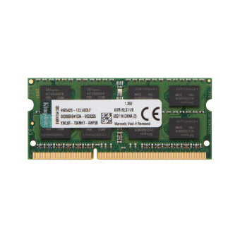 Модуль памяти для ноутбука Kingston KVR16LS11/8WP Модуль памяти для ноутбука, Kingston, KVR16LS11/8WP DDR3L, 8GB, SO-DIMM 1.35V <PC3-12800/1600MHz> CL11